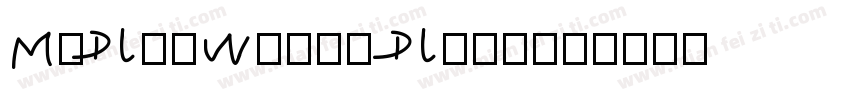 MgPlayWrite Plain字体转换